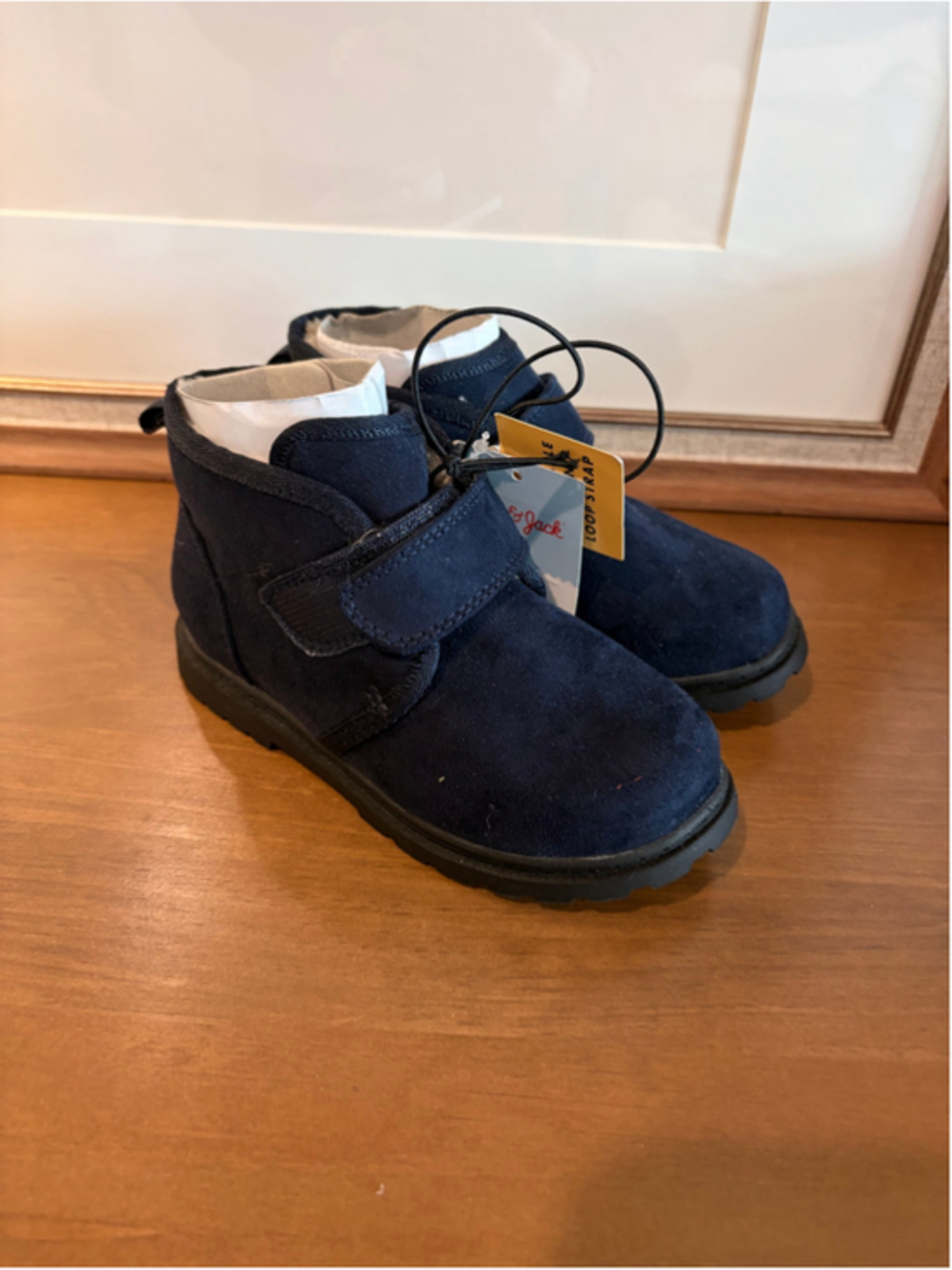 Cat & Jack "Magnus" Navy Blue Toddler Boots Shoes Size 9 NWT